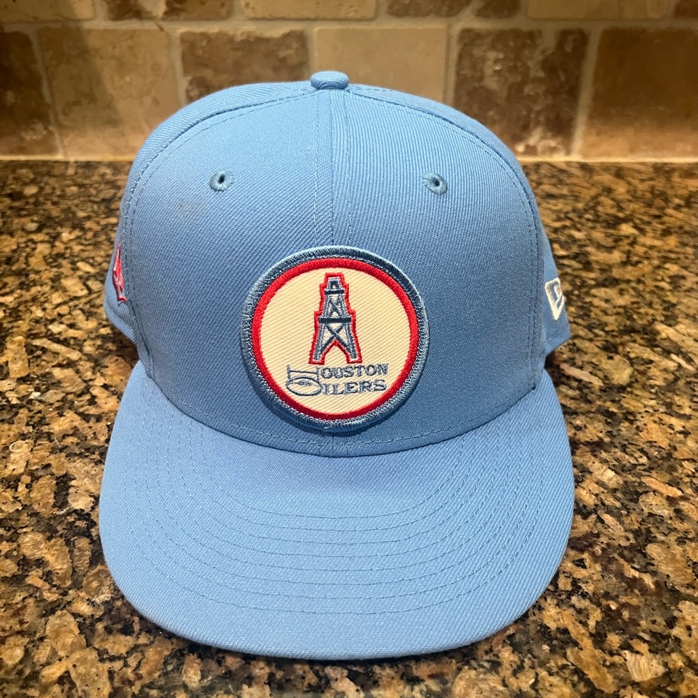 New Era 59FIFTY Light Blue Houston Oilers Fitted Hat